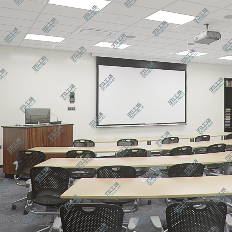 images/goods_img/2021040232/Photorealistic Classroom Architecture 006 V4 3D model/1.jpg